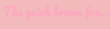 Image with Font Color FFA6BF and Background Color F2BABB